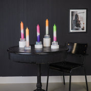 Candles - Dipdye - Extra Big - XXL -Pink/White/Pink