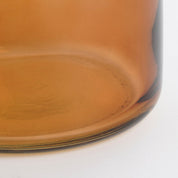 Regal Bottle Vase - H30 x Ø16 cm - Glass - Brown