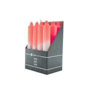 Candles - Dipdye - Extra Big - XXL -Pink/White/Pink
