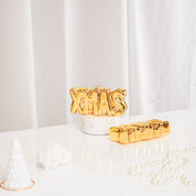 Christmas pendant XMAS - Gold 