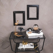 Ornament - Geperste papier - Bubble - Glas - Goud - 8x8cm