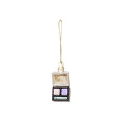 Christmas pendant - Make-up - Glass - 3x2x6.5cm