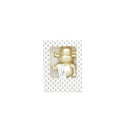 Ornament - hanging loose monkey- gold - 11x7x19cm