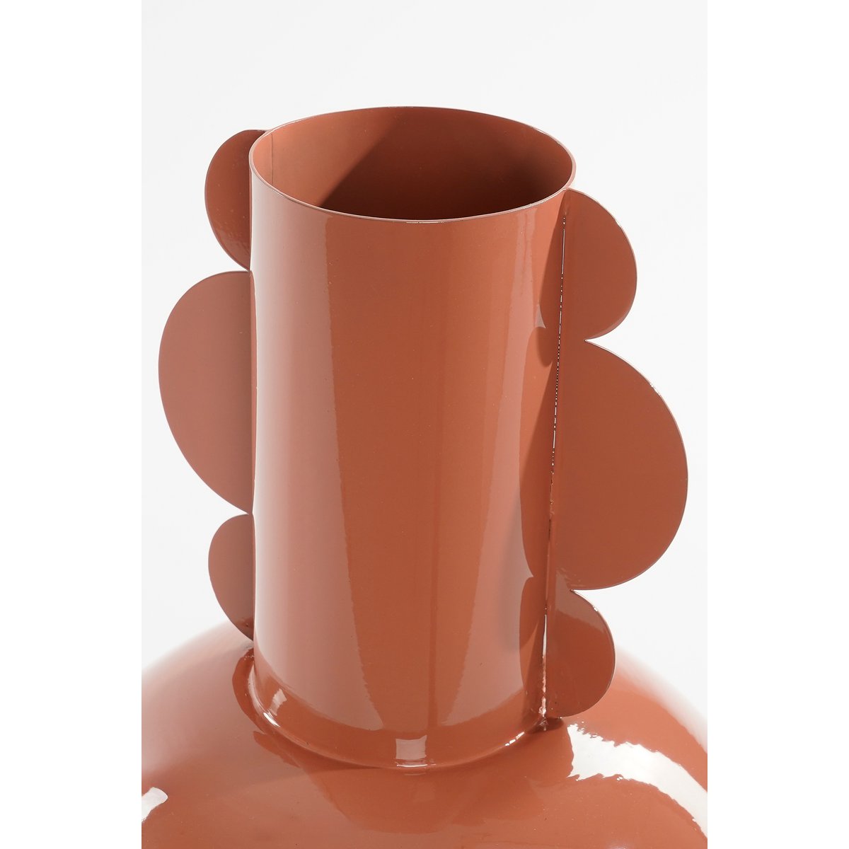 Boyd Vase - H36 x Ø25 cm - Metal - Terra
