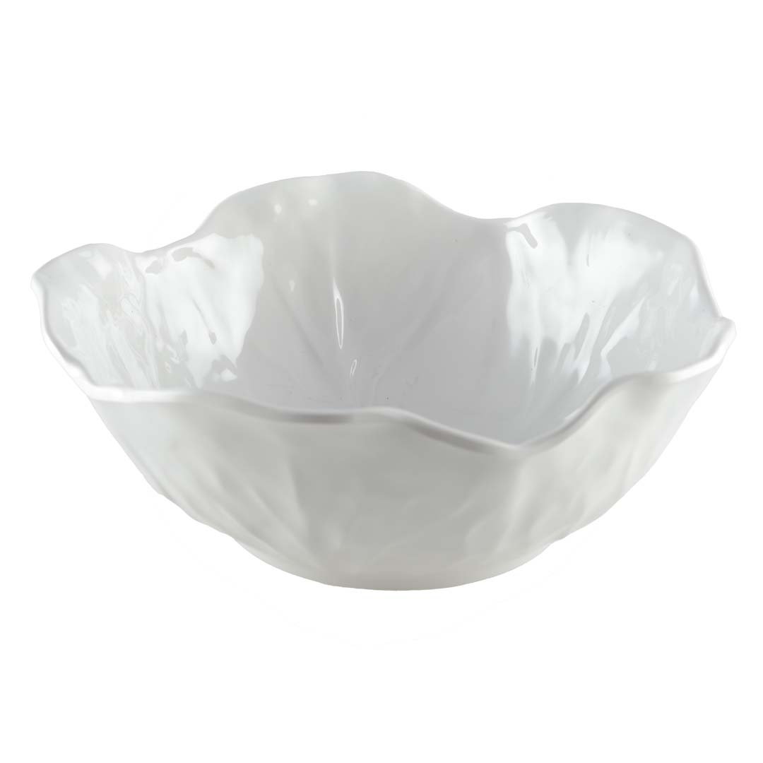 White melamine bowl 26x26x8cm