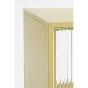 Clifton storage cupboard with doors - L38 x B35 x H50 cm - Metal - Beige