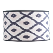 Lampshade - Kelim print - Black/white