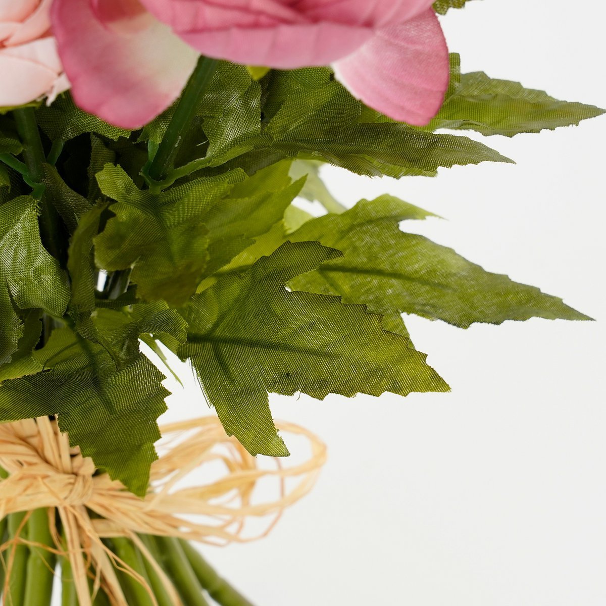Ranunculus Kunstbloemenboeket - H35 x Ø26 cm - Roze
