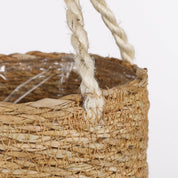 Atlantic Plant Basket - Set of 2 - H16 x Ø16 cm - Light brown