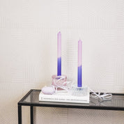 Kaars/Theelichthouder - Glas - Helder - 8x4cm
