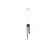 Senecio Artificial Hanging Plant - H56 x Ø9 cm - Green
