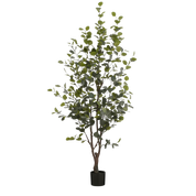Artificial plant Eucalyptus tree in Pot - H180 x Ø80 cm - Green