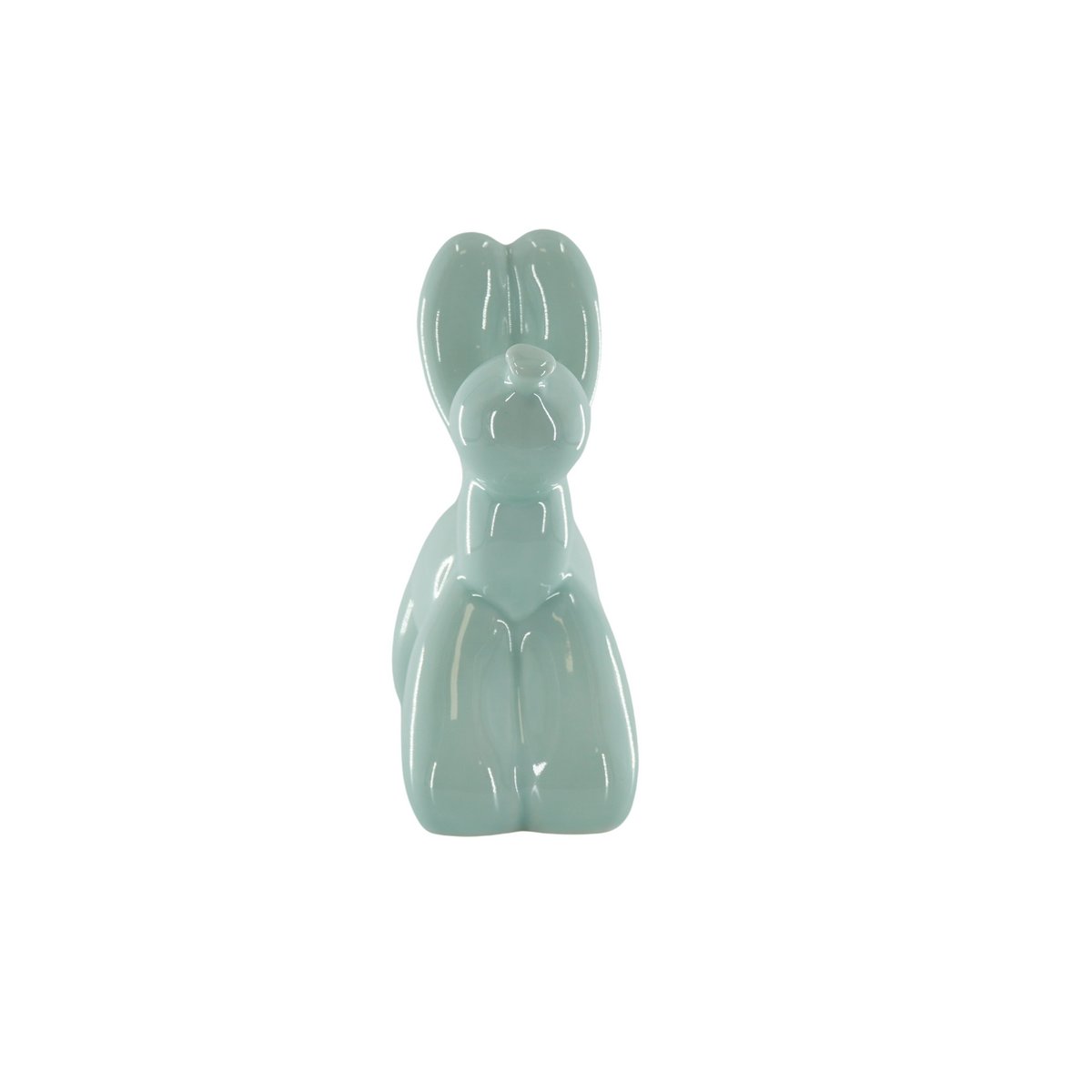 Ornament - Money Box Balloon Dog - Mint Green - 17x7x17cm