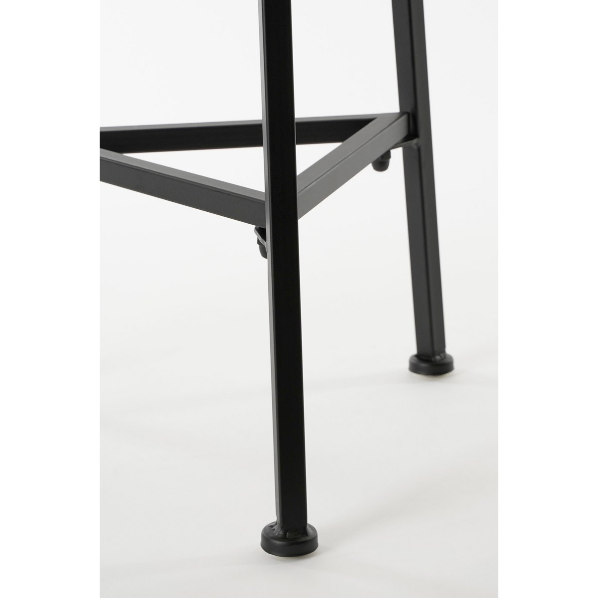 Adine plant table - H120 x Ø35 cm - Metal - Black