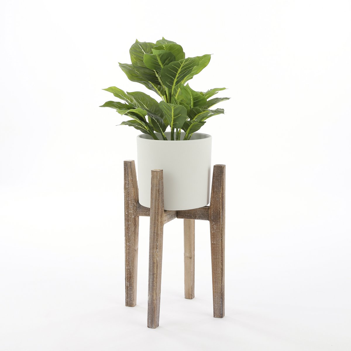 Evergreen Artificial Plant in Flower Pot Stan - H49 x Ø40 cm - Green