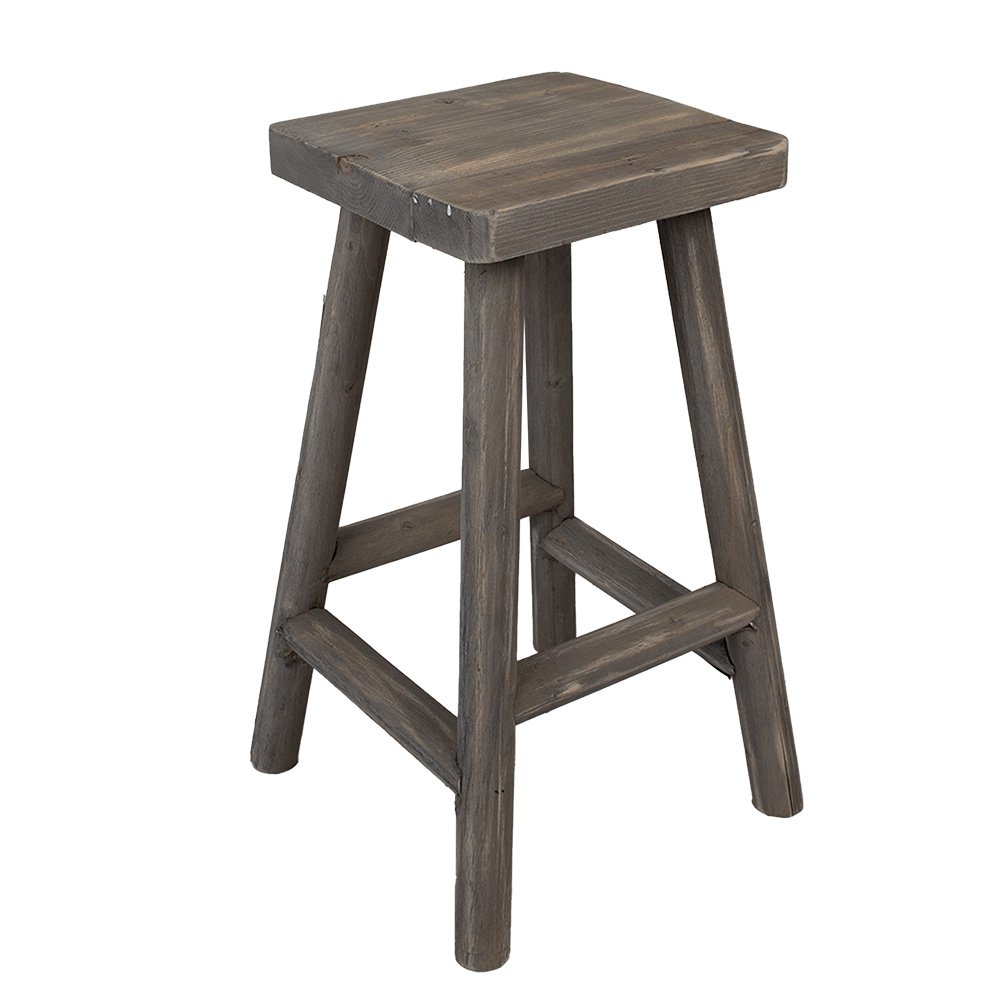Plantentafel Bruin, Hout 30x30x58 cm