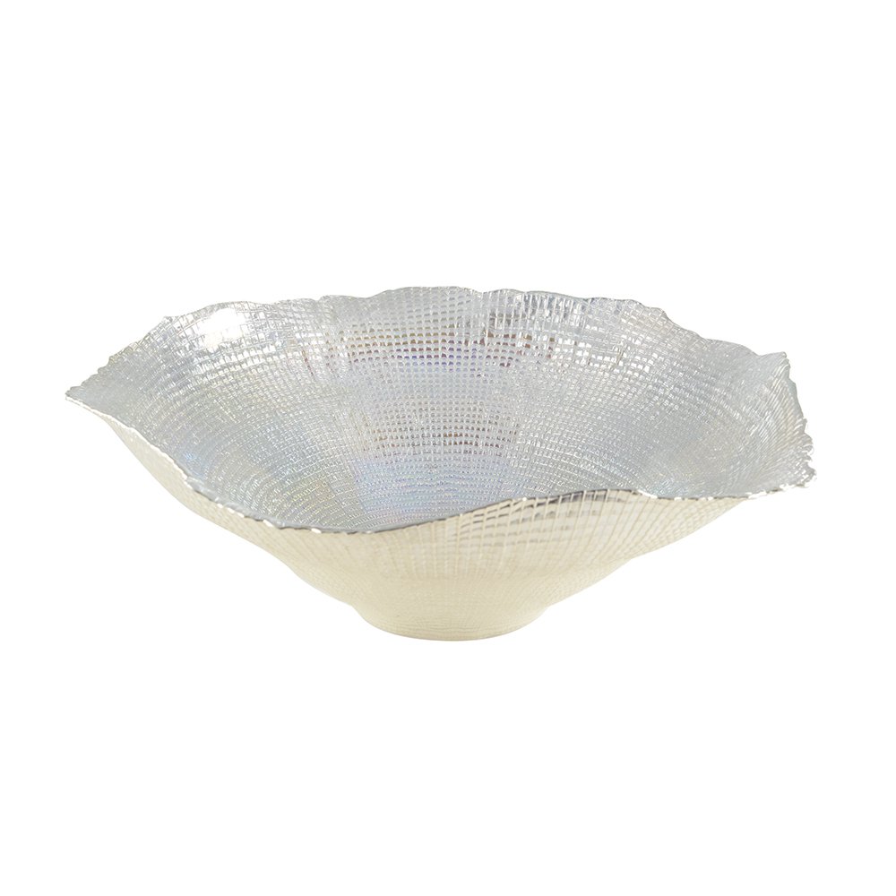 Decorative serving bowl Silver