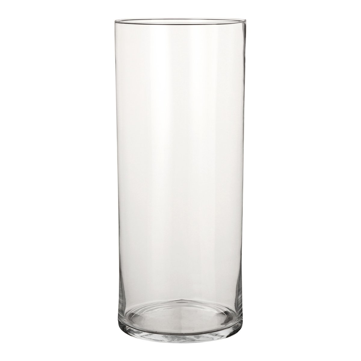 Carly Vase - H48 x Ø19 cm - Cylinder - Transparent