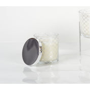 Silver Musk Candle with Lid