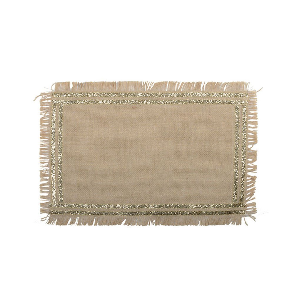 Rechthoekige placemat in canvas