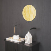 Mirror - Round - Gold-colored Glass - 30x1x30m