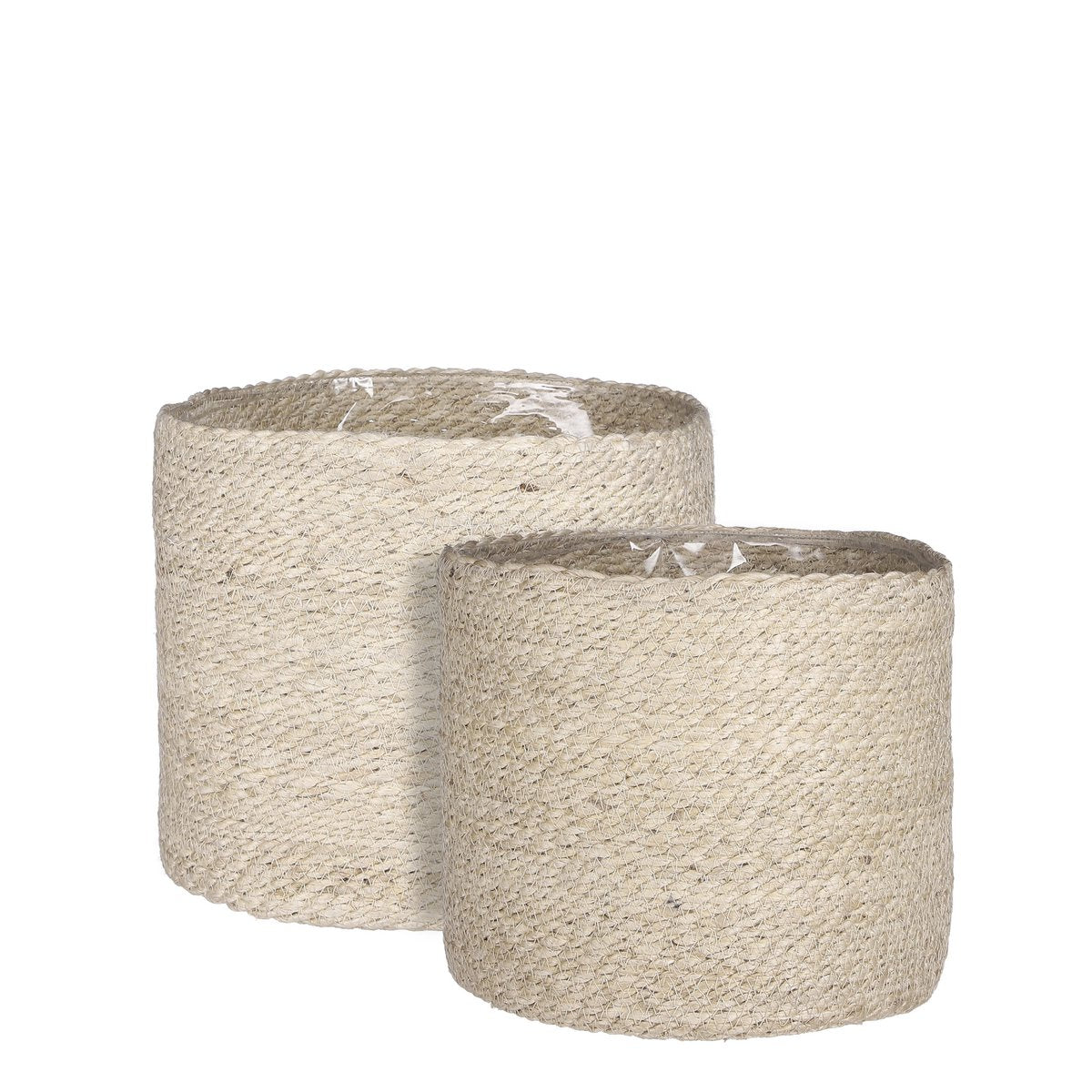 Atlantic Plantenmand - Set van 2 - Crème