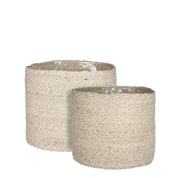 Atlantic Plantenmand - Set van 2 - Crème