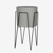 Blom Plant Stand - L30 x W30 x H50 cm - Metal - Black