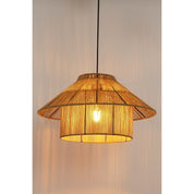 Elsa Hanging Lamp - H28 x Ø50 cm - Jute - Light brown