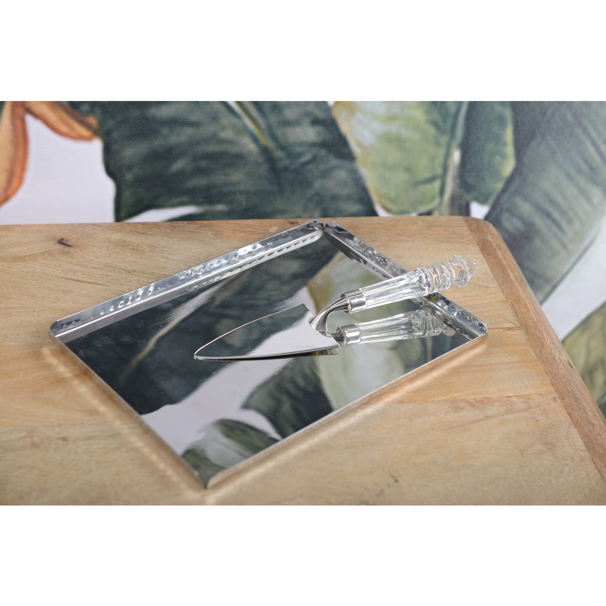 Harted Rectangular Tray Mirror Effect