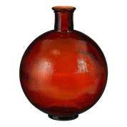 Firenza Bottle Vase - H42 x Ø34 cm - Recycled Glass - Dark Brown