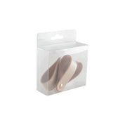 Set van 4 rondes faux lederen handdoek