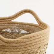 Anne Plant Basket - Set of 2 - H28 x Ø30 cm - Seagrass - Light brown