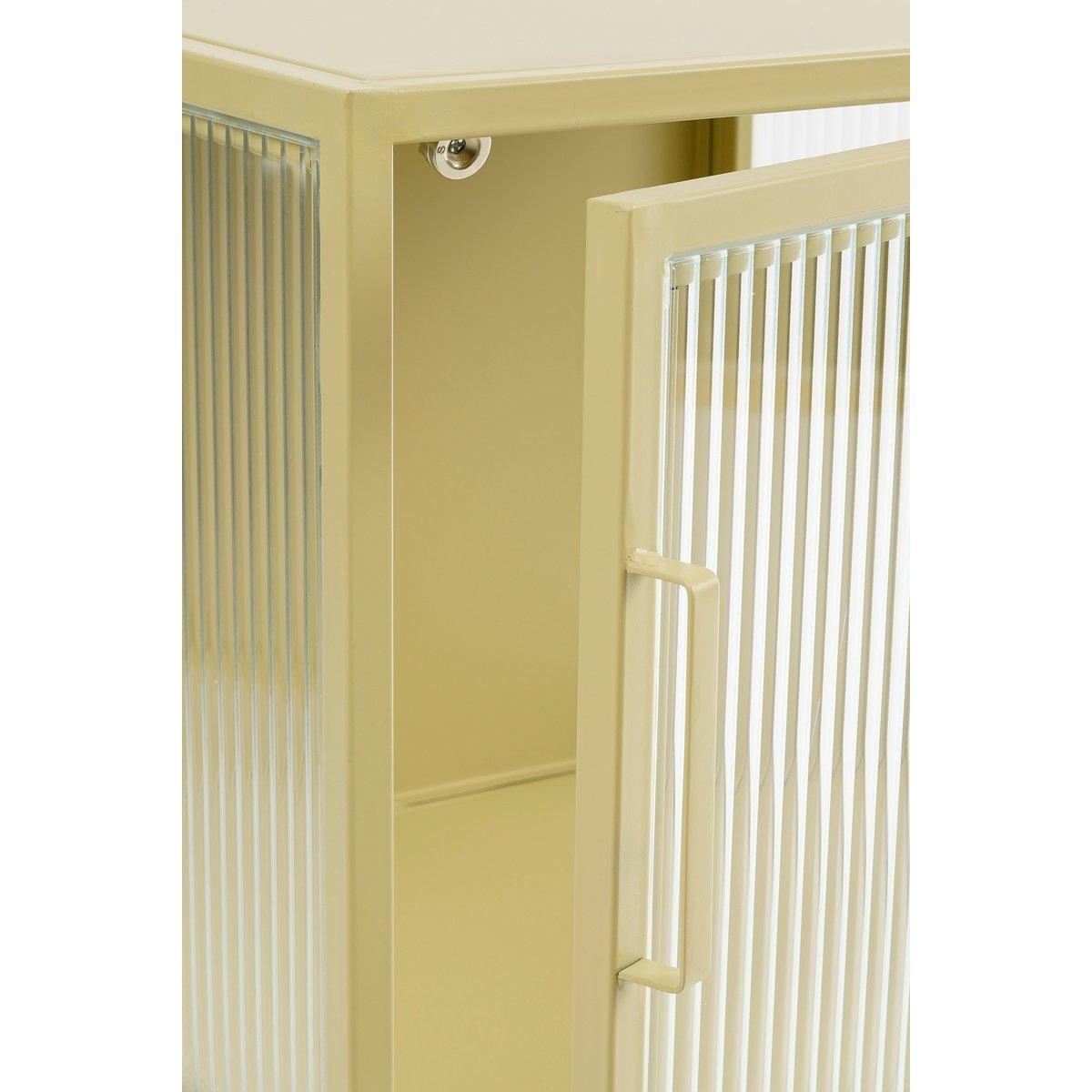 Clifton storage cupboard with doors - L38 x B35 x H50 cm - Metal - Beige