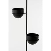 Porte-plantes - L40 x l33 x H140 cm - Noir