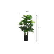 Philodendron Artificial Plant - H120 x Ø80 cm - Green