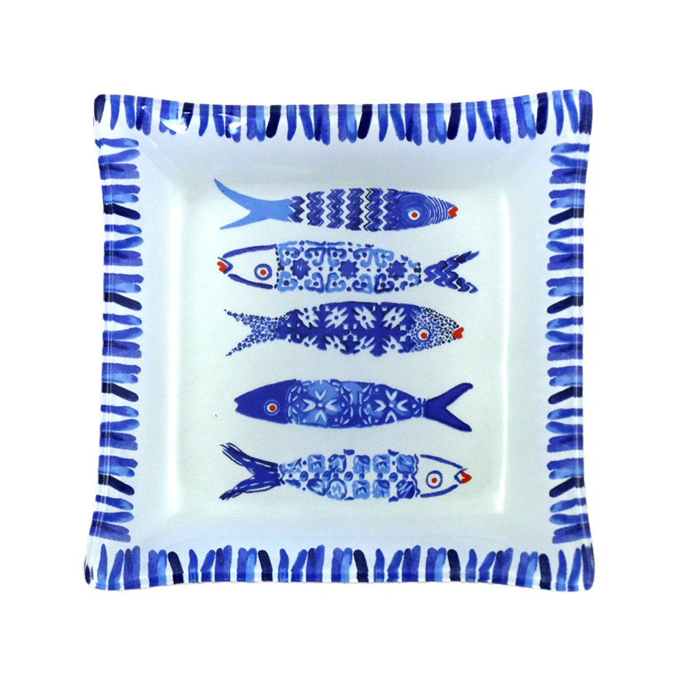 Glass Fish 11.5x11.5x1.8cm