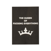 Postcard - Paper - Queen of f*ck*n everything - Set of 5 