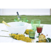 Acrylgroene wijnglazen - set van 6