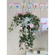 Artificial Petunia Hanging Plant - L15 x W20 x H80 cm - Pink