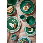 Elice Dinner plate - Ø27 cm - Ceramic - Green