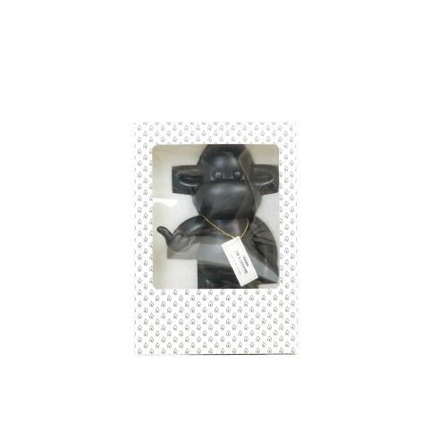 Ornament - hanging loose monkey  - black - 33x21x50cm