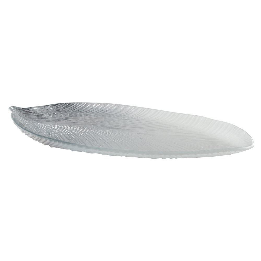 Silver decorative tray - Large