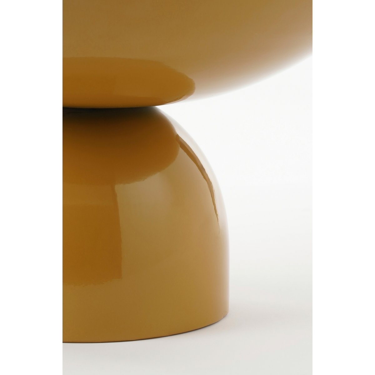 Celise side table - H28 x Ø47 cm - Metal - Brown