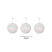 Christmas pendants - Christmas balls - Foam - Unicorn colors - S3 - 10cm