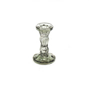 Kaarshouder - Glas - Smokey - 6,5x10,5cm