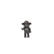Ornament - hanging loose monkey  - black - 33x21x50cm