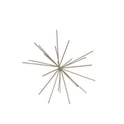 Ornament - Vuurwerk - Metaal - Zand - 25x25x25cm