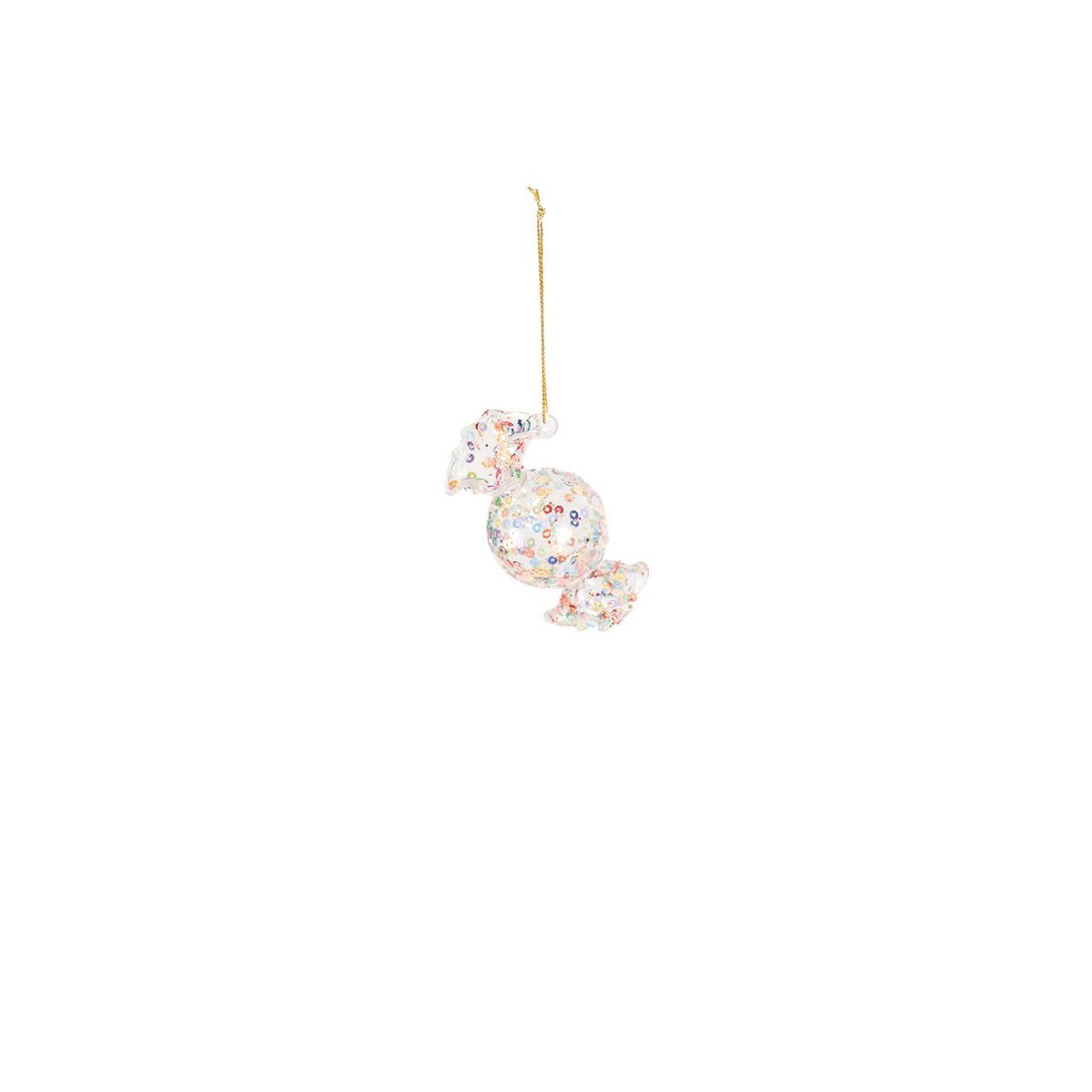 Ornament Christmas pendant - Candy - Glass - 7.5x4x4cm